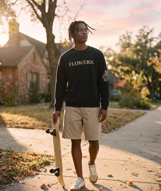 STATEMENT CREWNECK SWEATSHIRT