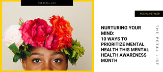 Woman wearing a flower crown