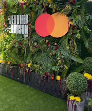 Floral installation for MasterCard and Jennifer Hudson