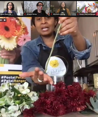 Floral workshop on zoom