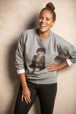 Mother Flowers Unisex Fleece Pullover
