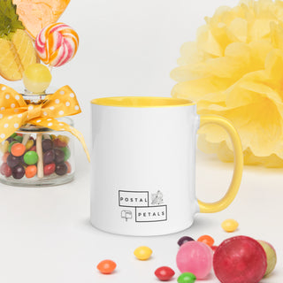 Postal Petal mug